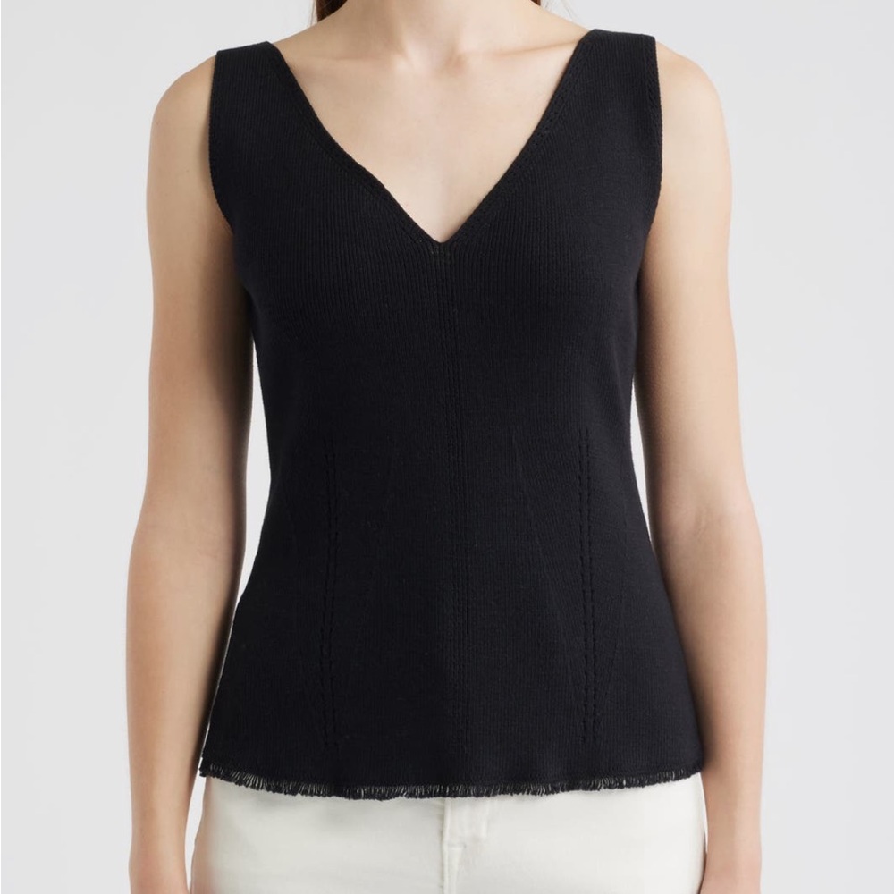 KOBI HALPERIN Finley Cotton Sweater Tank. Size S. MSRP $198